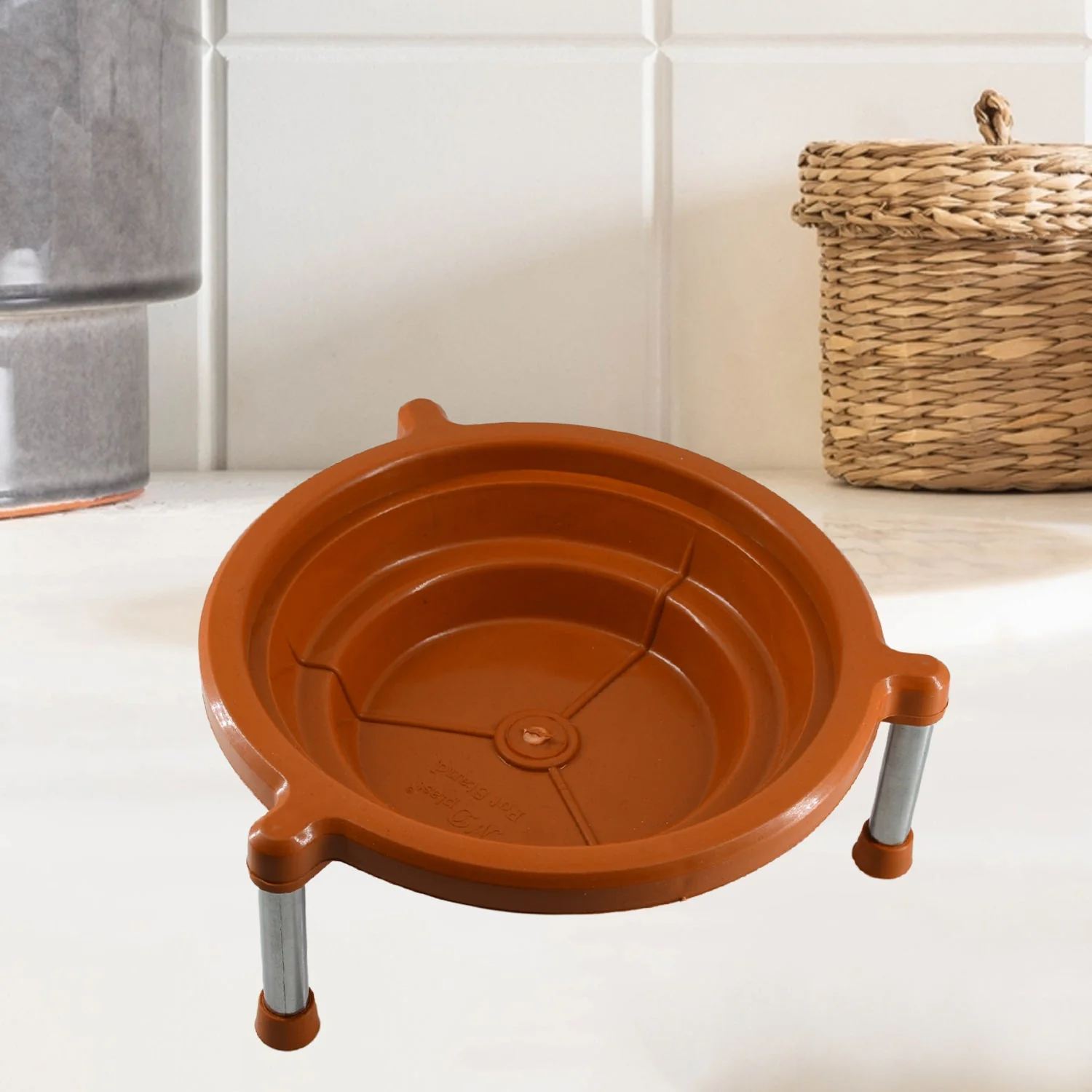 Multipurpose Matka Stand / Plant Pot Water Pot Stand Plastic for Home & Kitchen (1Pc) - Image 3