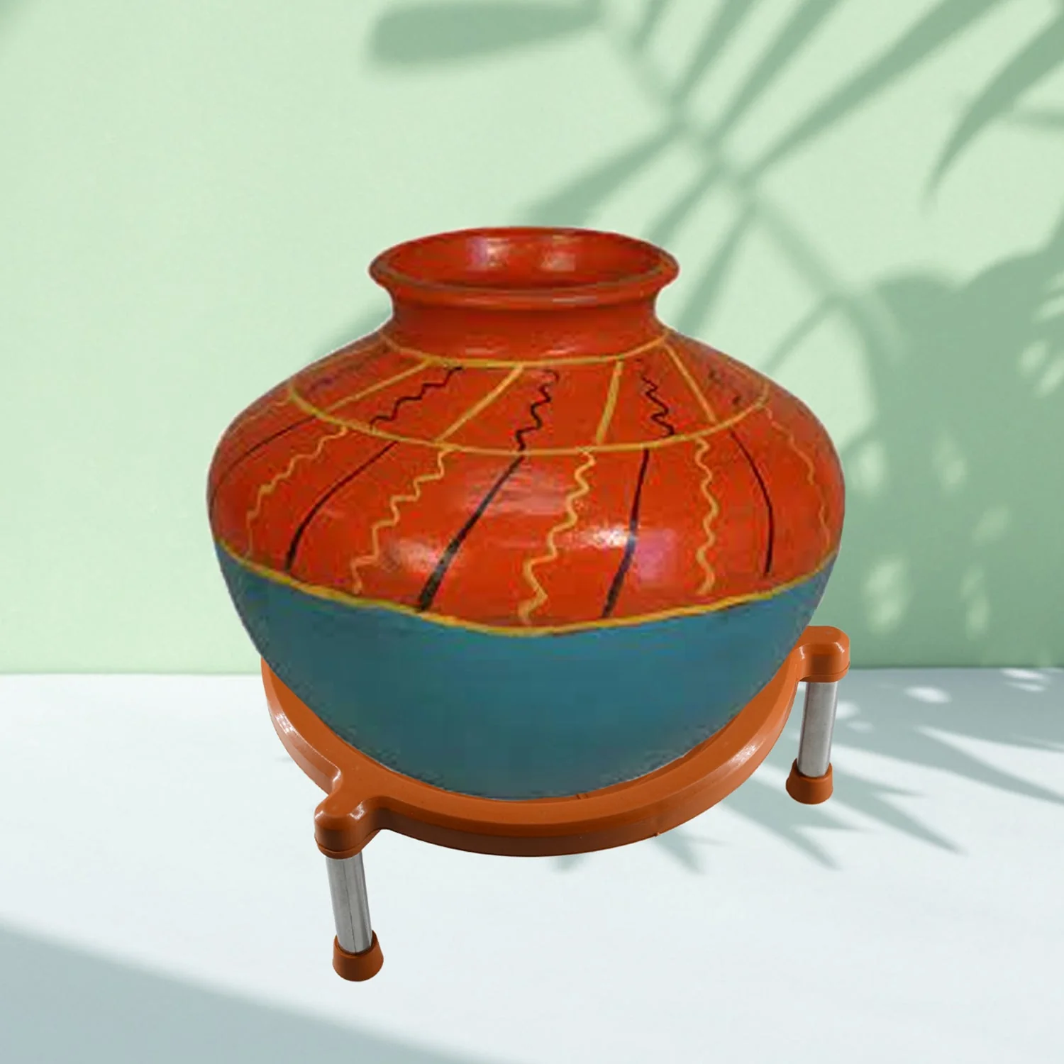 Multipurpose Matka Stand / Plant Pot Water Pot Stand Plastic for Home & Kitchen (1Pc) - Image 5