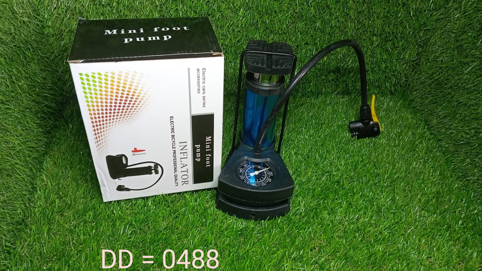 Mini Foot Pump Inflator For  Bike and car - Image 11