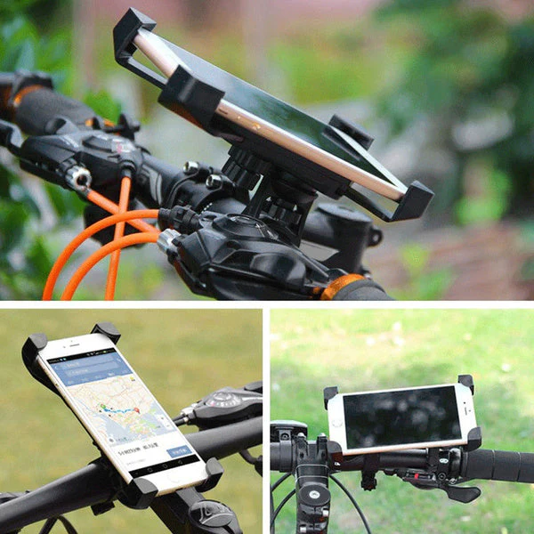 Bike Phone & Mobile Mount Anti Shake and Stable Cradle Clamp with 360° Rotation - Image 3
