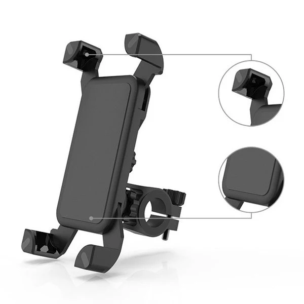 Bike Phone & Mobile Mount Anti Shake and Stable Cradle Clamp with 360° Rotation - Image 5