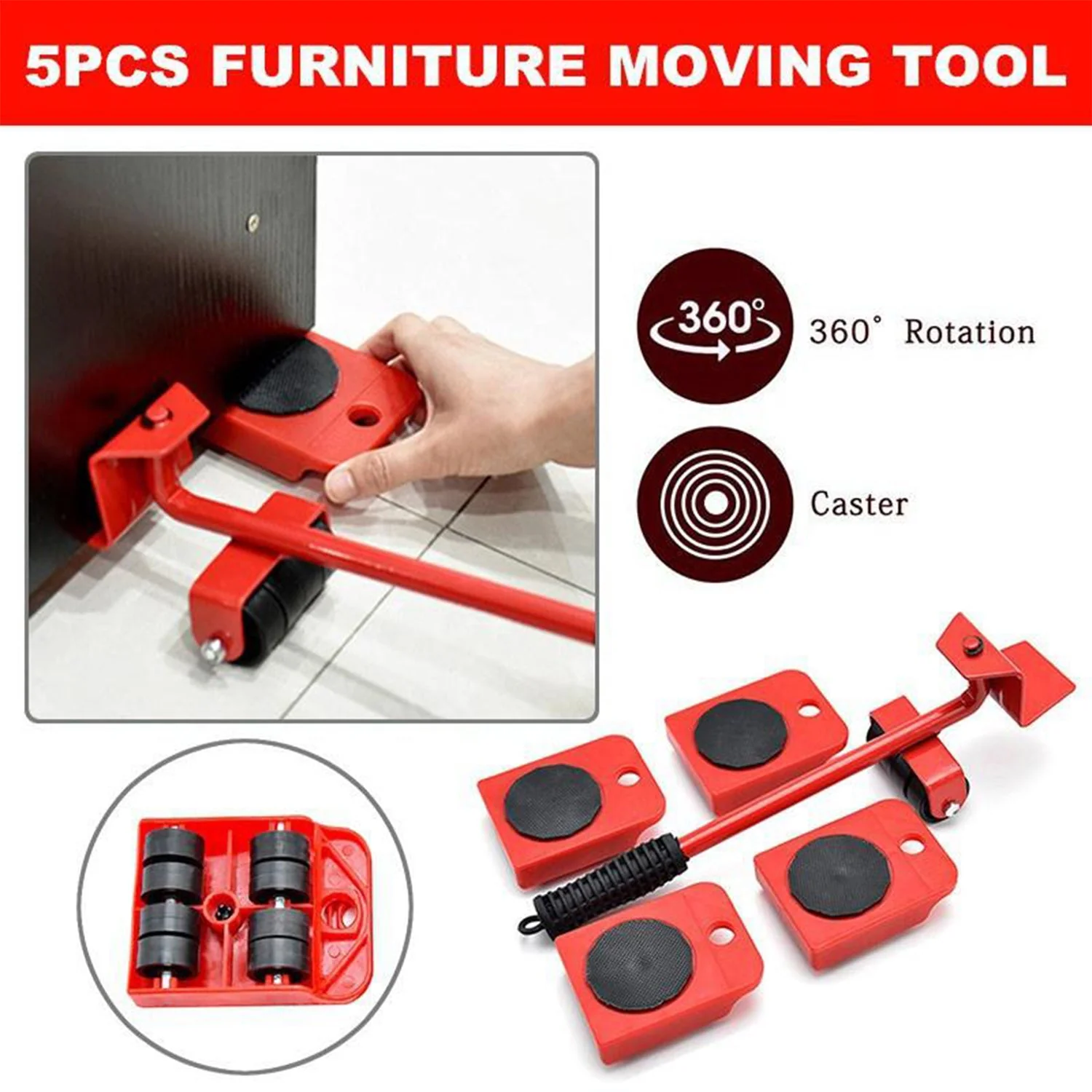 Heavy-Duty Furniture Lifter & Shifting Tool - Image 10