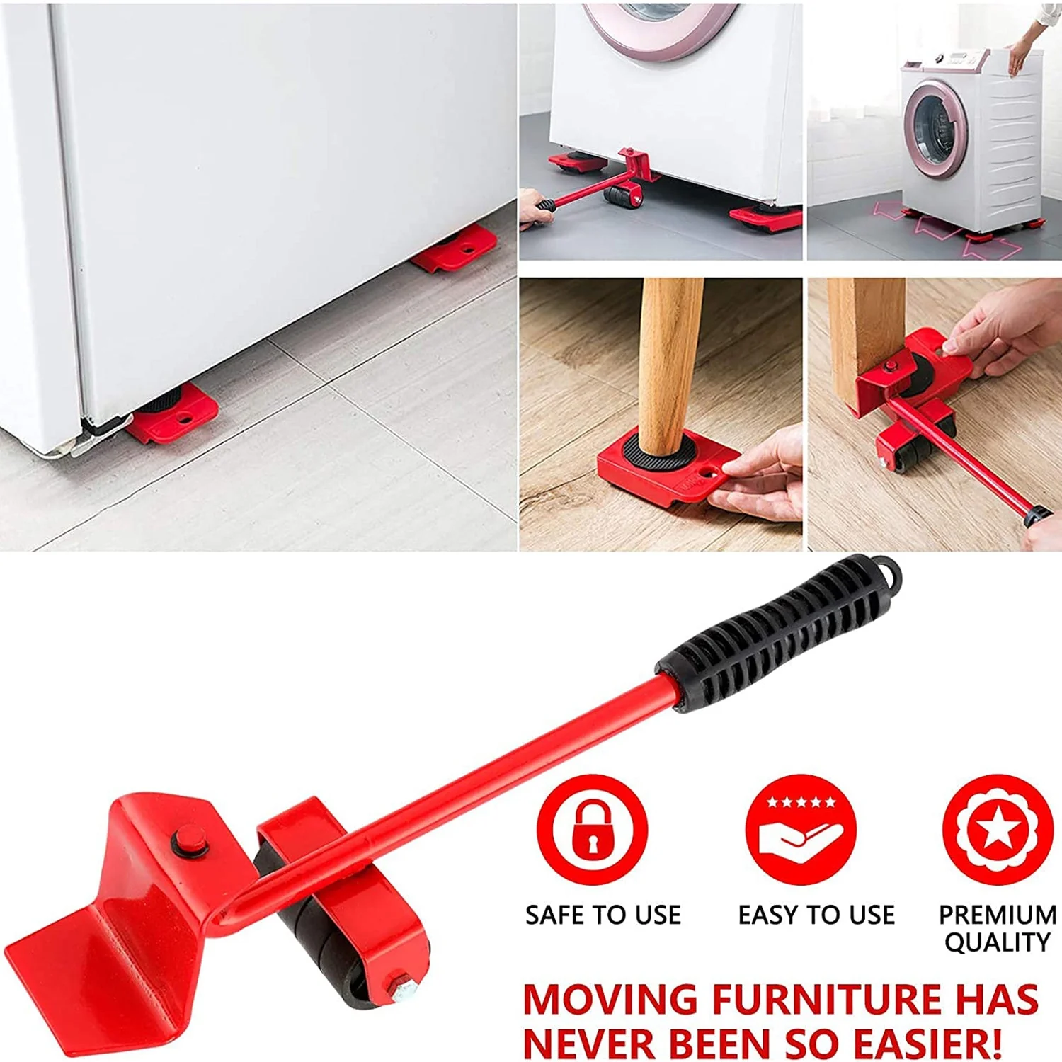Heavy-Duty Furniture Lifter & Shifting Tool - Image 4