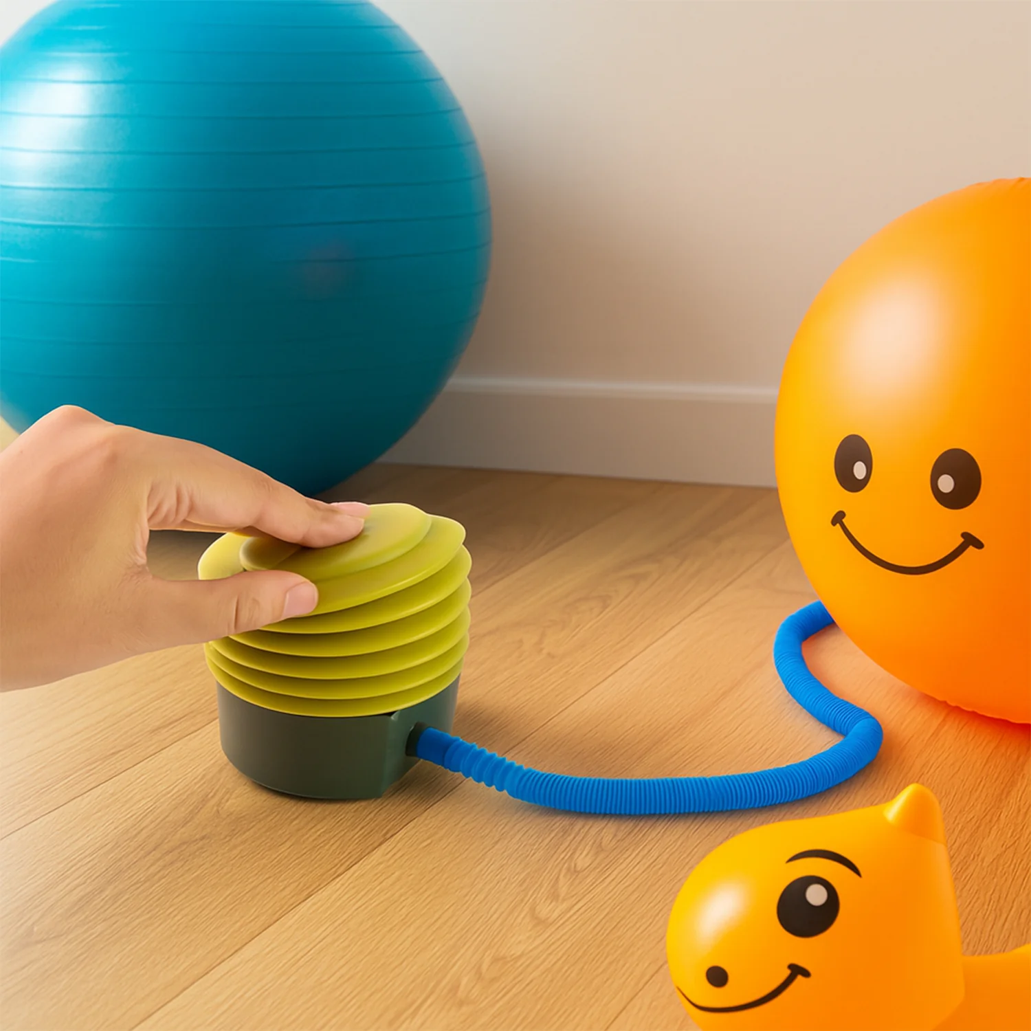Portable Foot Air Pump with Hose - Image 4