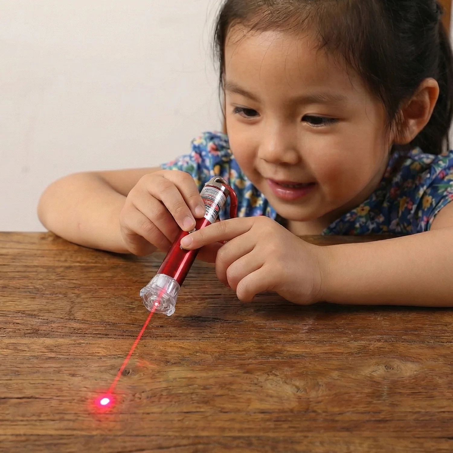 4 in1 Laser Light, LED Flashlight + Torch Keychain + Laser Pointer - Image 4