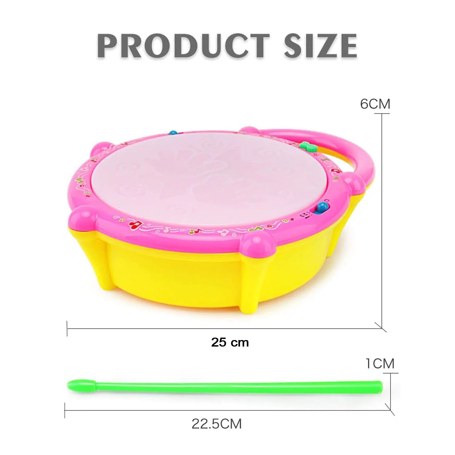 Flash Drum Toy – Colorful Musical Drum with Light Effects, Best Gift for Kids - Image 11