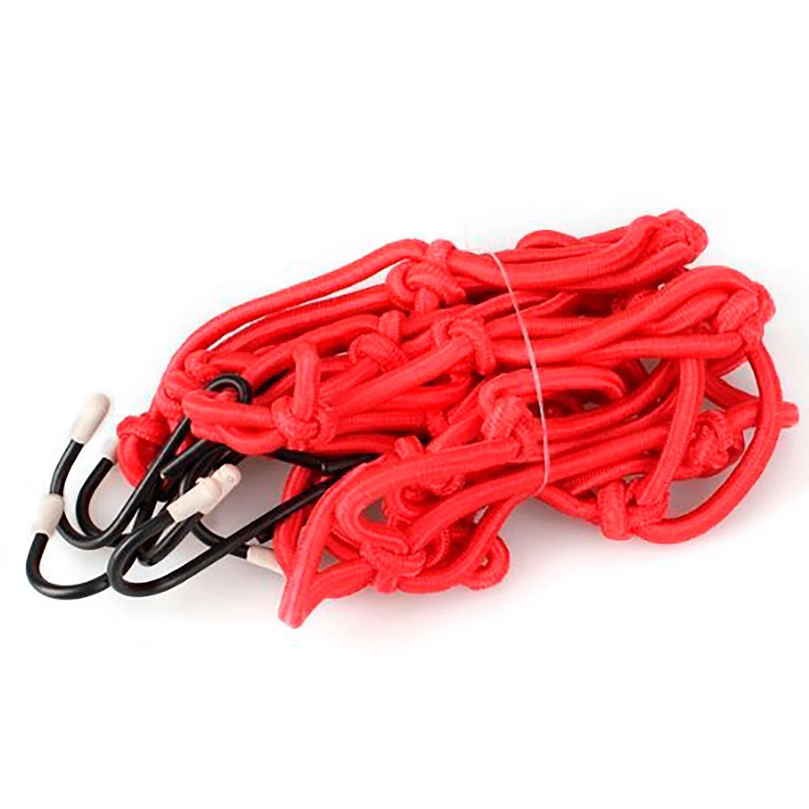 Heavy-Duty Elastic Bungee Cargo Net Mesh Holder - 4 Adjustable Hooks for Motorcycle - Image 8