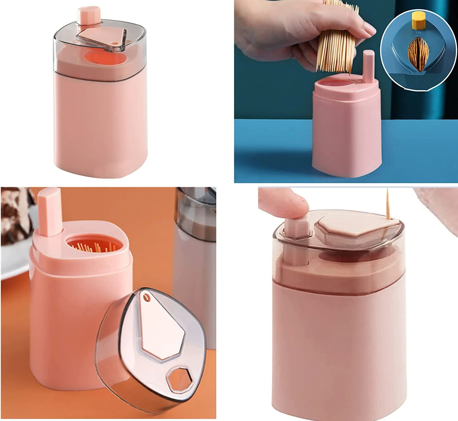 Toothpick Holder Dispenser, -Up Automatic Toothpick Dispenser, Toothpick Storage Box - Image 3