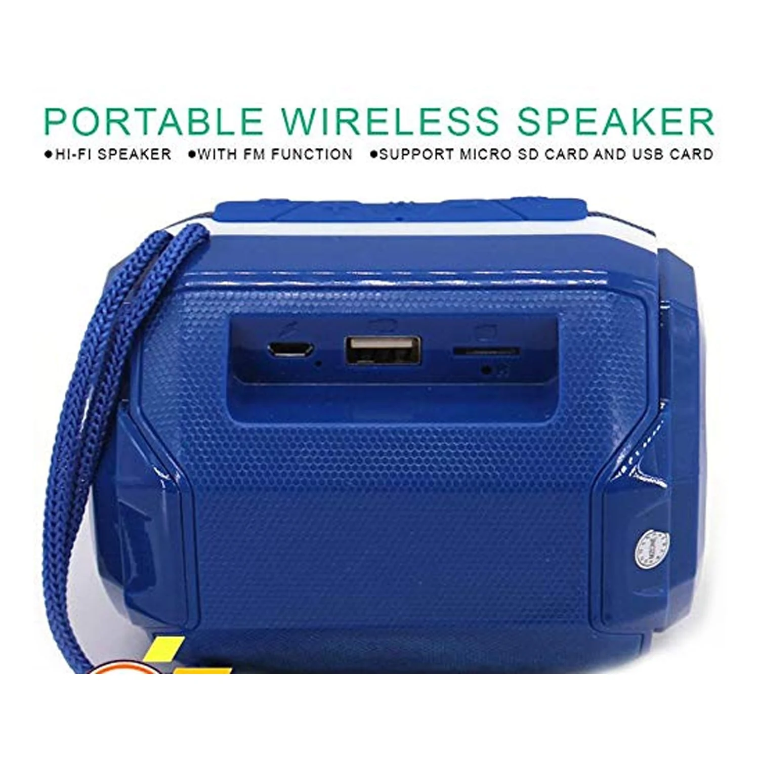 Wireless Portable Bluetooth DJ Bass Speaker , Rechargeable Media Player - Image 6
