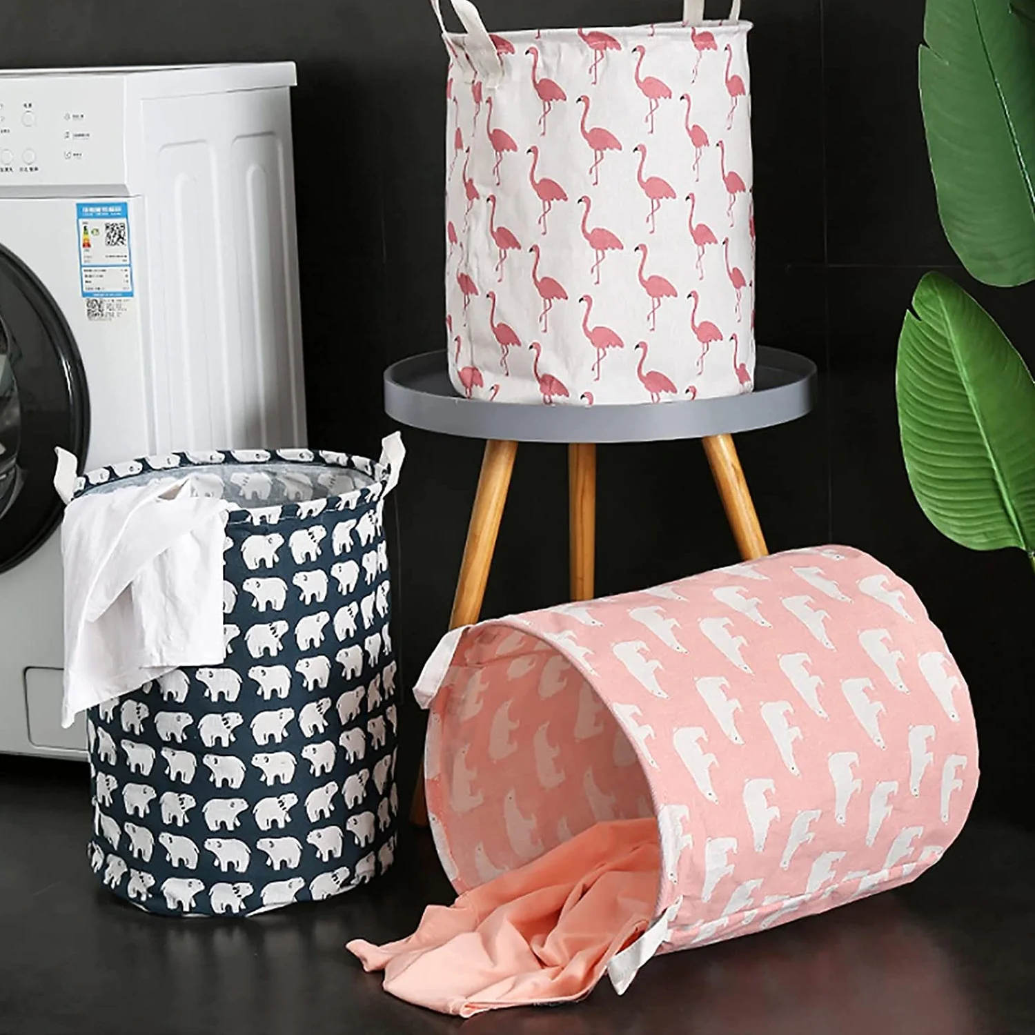 Durable Collapsible Laundry Storage Bag with Handles  for Dirty Laundry - Image 7