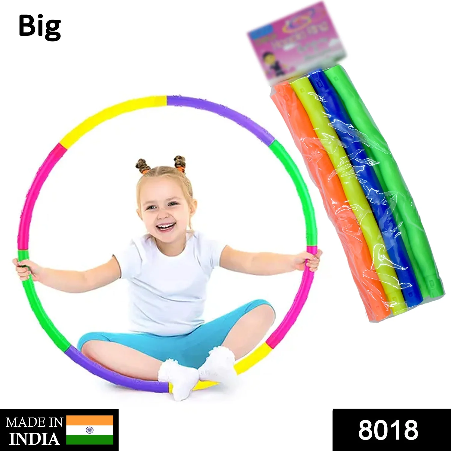 Hoops Hula Interlocking Exercise Ring for Fitness  (8 Pcs) - Image 4