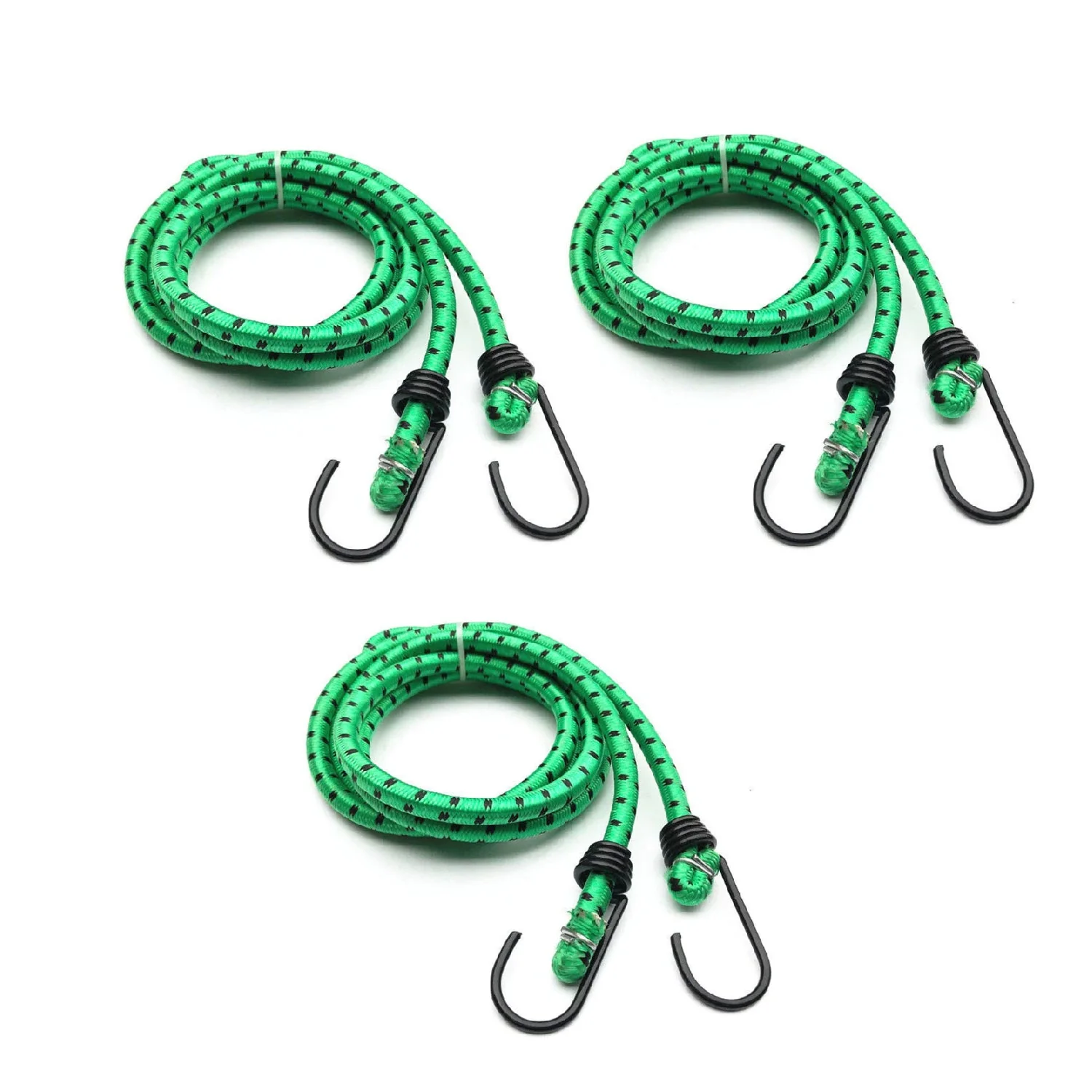 High Strength Elastic Bungee, Shock Cord Cables, Luggage Tying Rope with Hooks - Image 4
