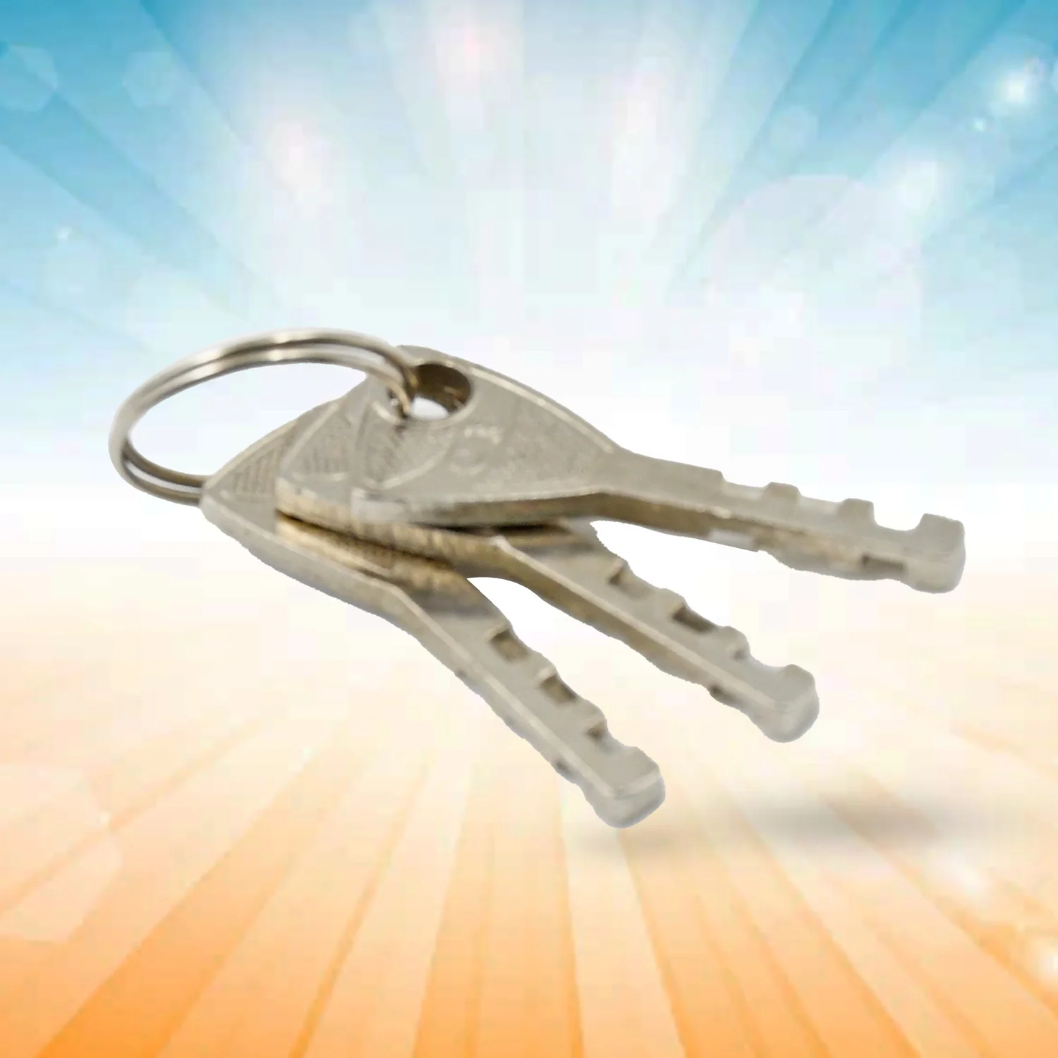Lock with Key Metal Locker 1 Set Padlock Mini Padlock Beam Plastic (1 pc) - Image 3
