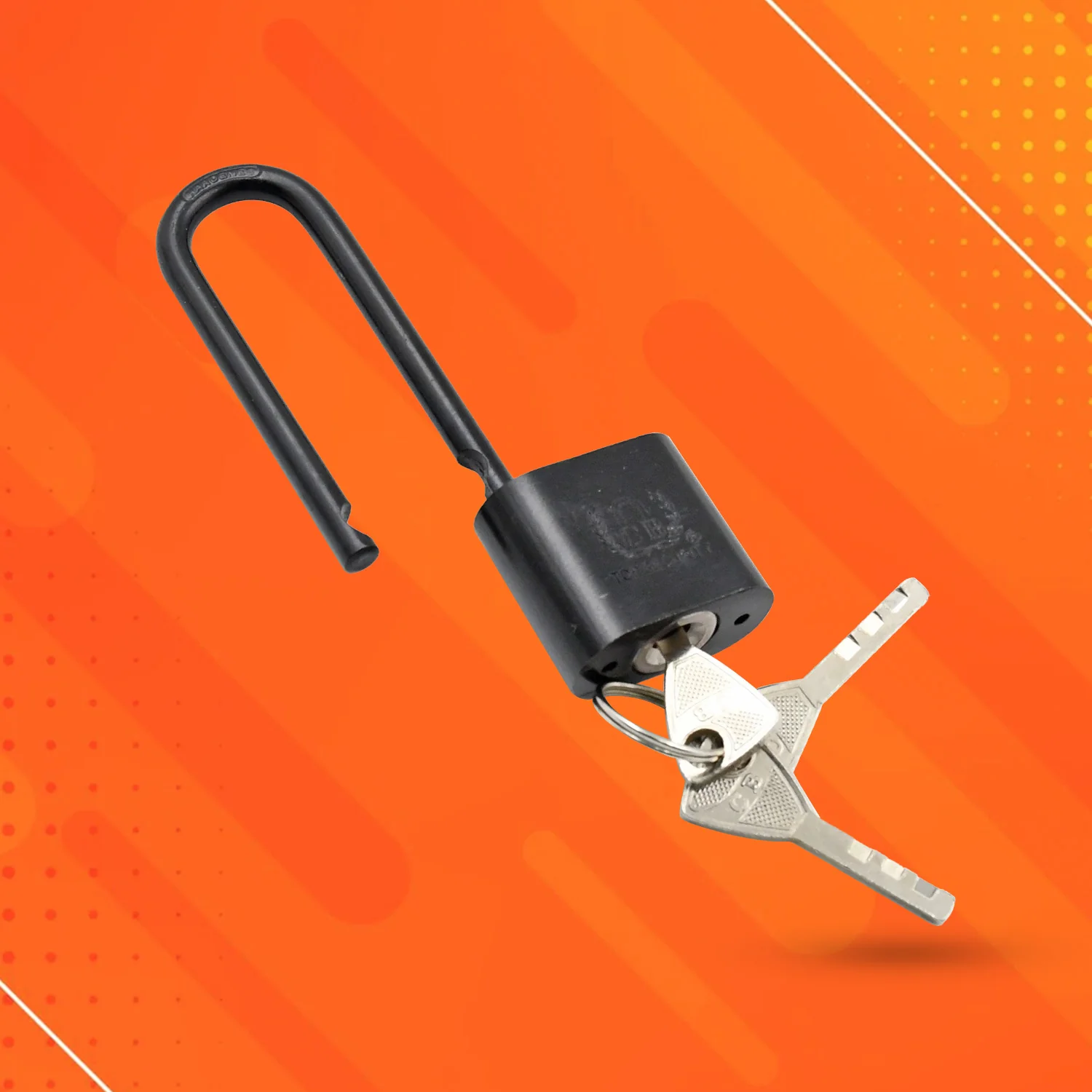 Lock with Key Metal Locker 1 Set Padlock Mini Padlock Beam Plastic (1 pc) - Image 8
