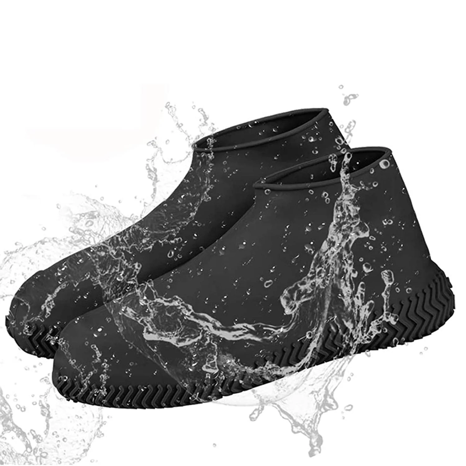 Non-Slip Waterproof Silicone Shoe Cover, Large - Image 6