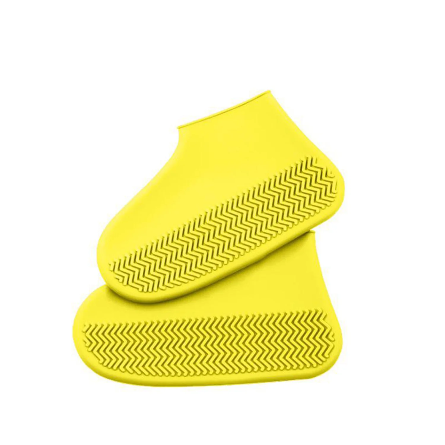 Non-Slip Silicone Reusable Waterproof Boot Shoe Cover (Medium, Mix Color) - Image 4